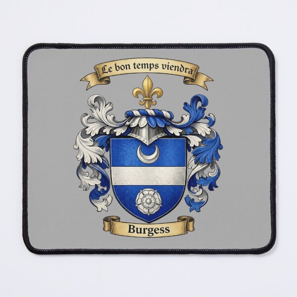 Item preview, The Burgess Family Coat of Arms designed and sold by BagTown Clans.