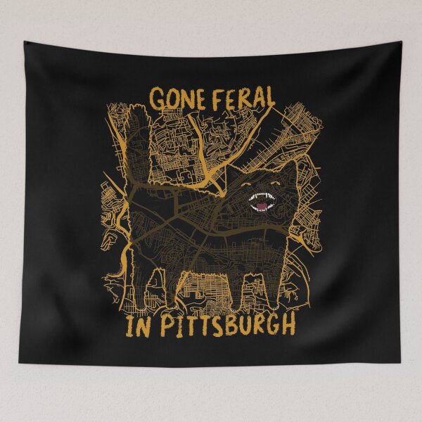 Item preview, Gone Feral In Pittsburgh designed and sold by KilkennyCat Art.