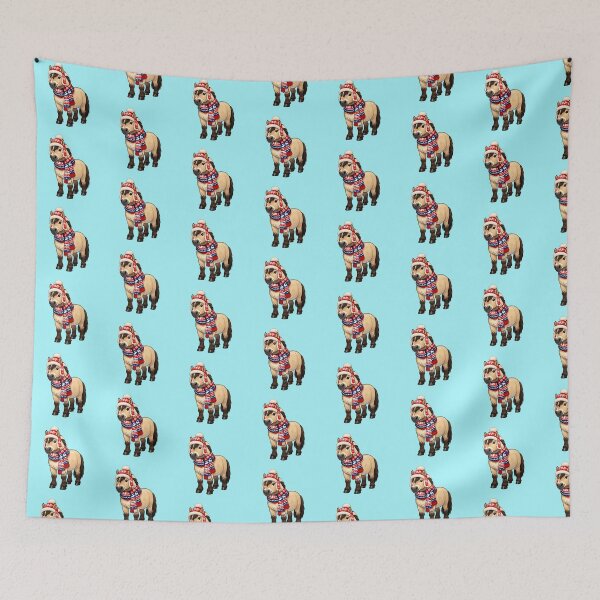 Item preview, Cute Winter Pony - Funny Gift For Horse Lover designed and sold by BoticarioDesign.