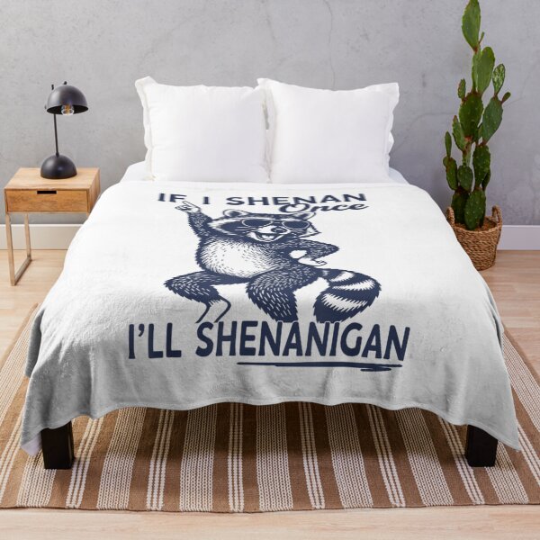 Item preview, If I Shenan Once I'll Shenanigan Funny Dancing Raccoon With Sunglasses Art designed and sold by SiddoMingalo.