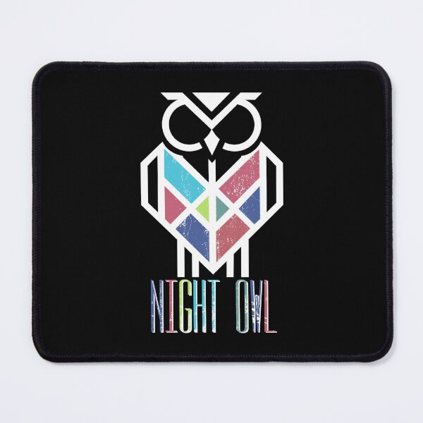 Item preview, Night Owl – Geometric Colorful Owl Art designed and sold by Gawii.