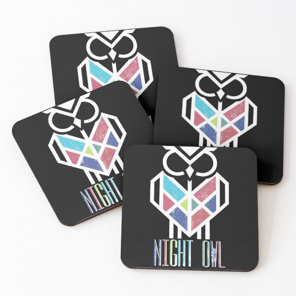 Item preview, Night Owl – Geometric Colorful Owl Art designed and sold by Gawii.
