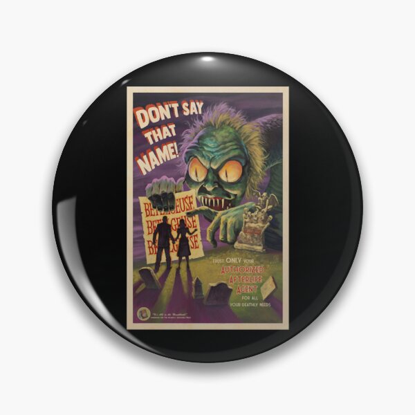 Item preview, Don't Say His Name! Trust Only Your Authorized Afterlife Agent For All Your Deathly Needs designed and sold by indusmonk.