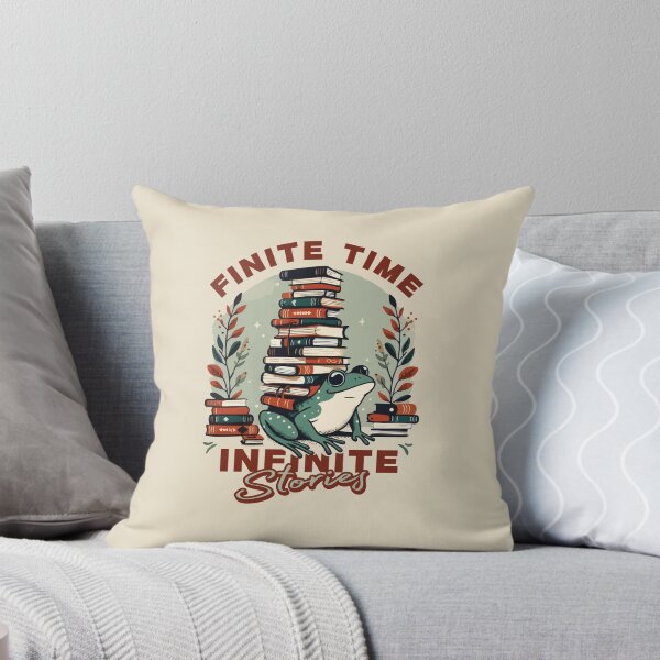 Item preview, Finite Time Infinite Stories – Deep Reader Quote designed and sold by Scaryzz.