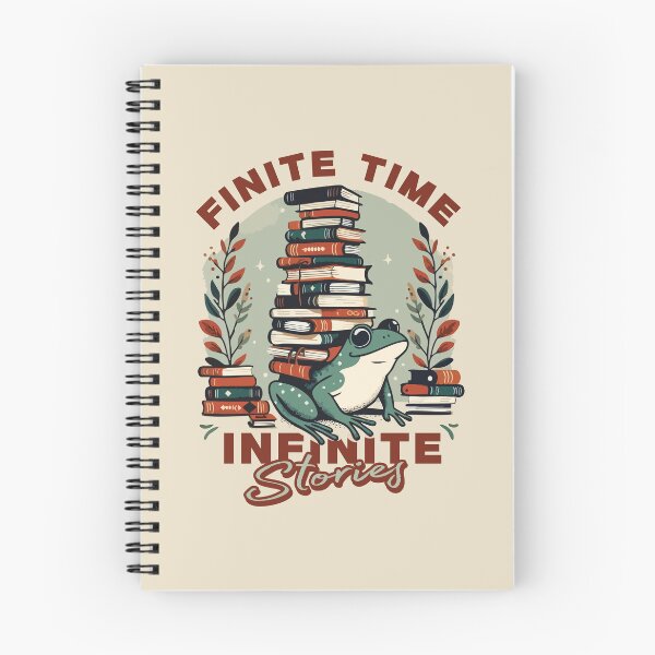 Item preview, Finite Time Infinite Stories – Deep Reader Quote designed and sold by Scaryzz.