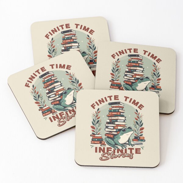 Item preview, Finite Time Infinite Stories – Deep Reader Quote designed and sold by Scaryzz.
