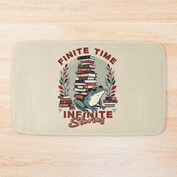 Item preview, Finite Time Infinite Stories – Deep Reader Quote designed and sold by Scaryzz.
