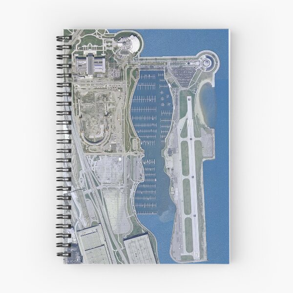 Item preview, downtown Chicago Meigs Field KCGX illinois Burnham Harbor designed and sold by PilotandPlane.