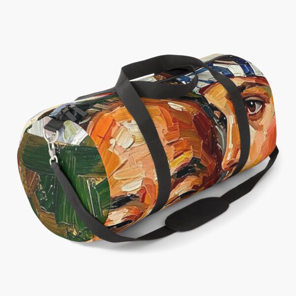 Item preview, The Bond of Balance: Miyagi & Daniel-San Heavy Impasto Portrait designed and sold by Art's Diner.