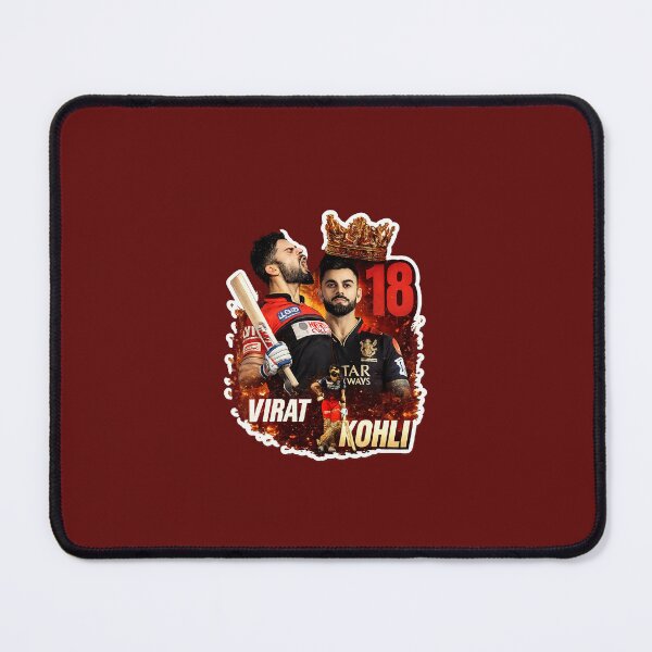 Item preview, Virat Kohli RCB Royal 18 Sticker designed and sold by StickyMagic12.