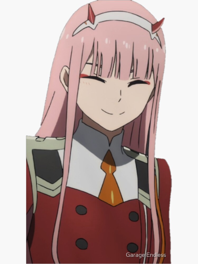 zero two sticker by connorh66 redbubble