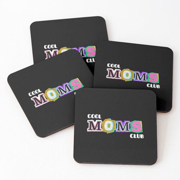 Item preview, Cool Moms Club Retro Ransom Note Typography Art designed and sold by MotivaChic.