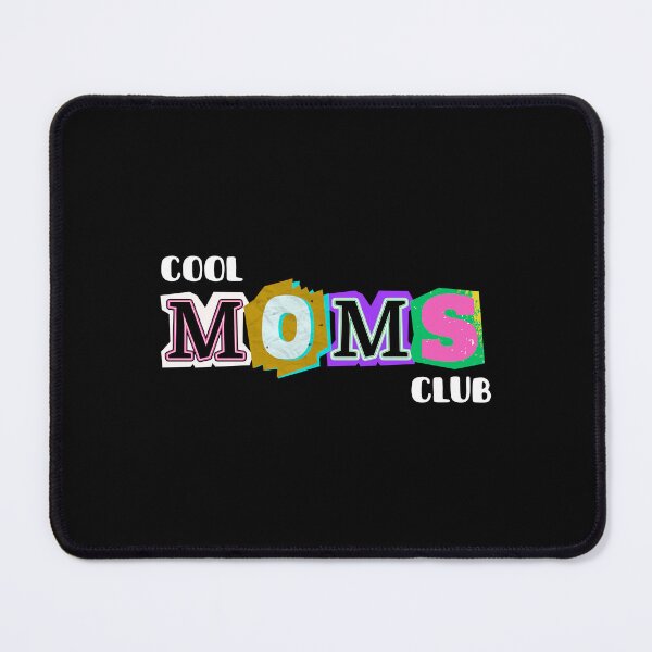 Item preview, Cool Moms Club Retro Ransom Note Typography Art designed and sold by MotivaChic.
