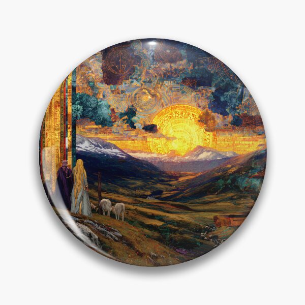 Item preview, Ostara Rising | Mythic Spring Equinox Sunrise designed and sold by Stoneflower-Art.