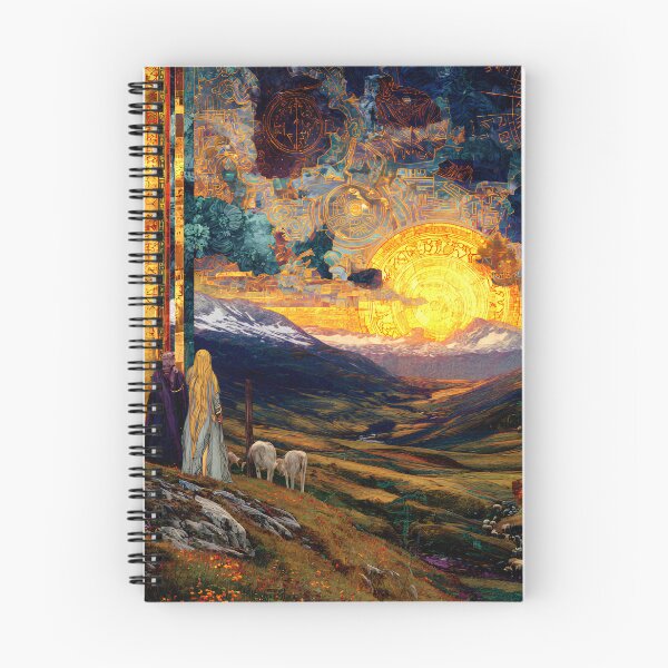 Item preview, Ostara Rising | Mythic Spring Equinox Sunrise designed and sold by Stoneflower-Art.