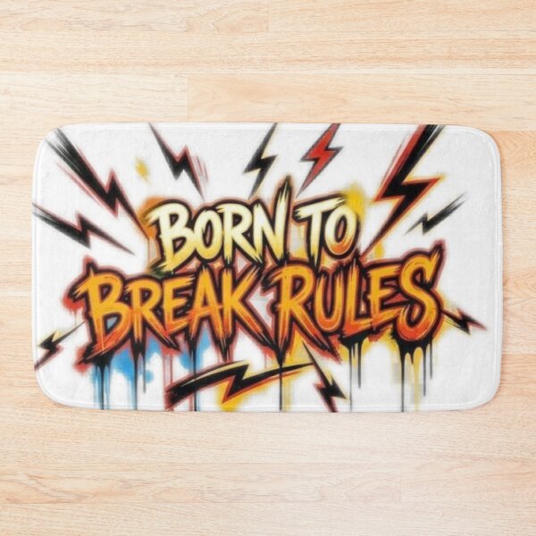 Item preview, Born to break rules  designed and sold by DoneAndDusted.
