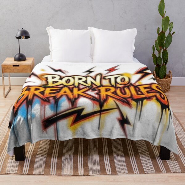 Item preview, Born to break rules designed and sold by DoneAndDusted.
