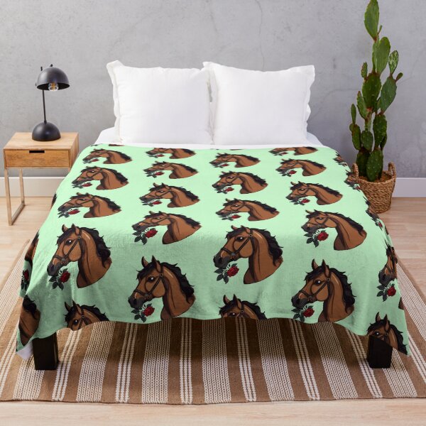 Item preview, Horse with a Rose - Beautiful Gift for a Horsegirl designed and sold by BoticarioDesign.