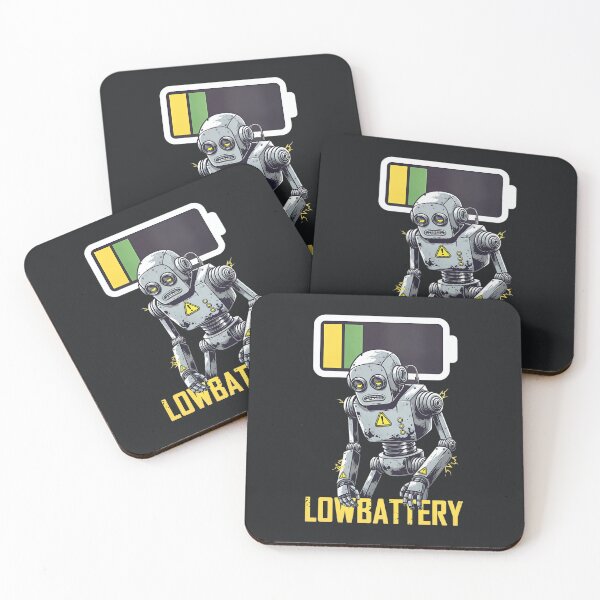 Item preview, Low Battery Robot – Funny Tech Exhausted Design designed and sold by Taans-Creation.