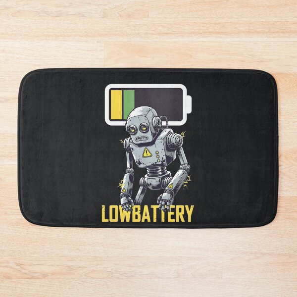 Item preview, Low Battery Robot – Funny Tech Exhausted Design designed and sold by Taans-Creation.