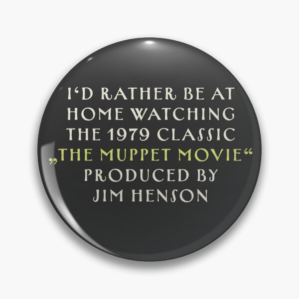 Item preview, I'd rather be watching the Muppet Movie by Jim Henson designed and sold by MxMeeks.