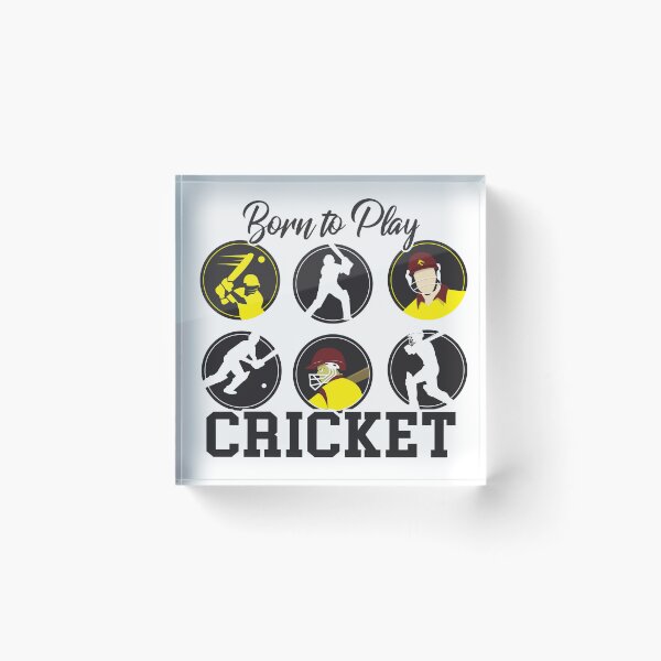 Item preview, Born to Play Cricket T-Shirt – Cricket Lover Gift for Players & Fans designed and sold by warlistop.