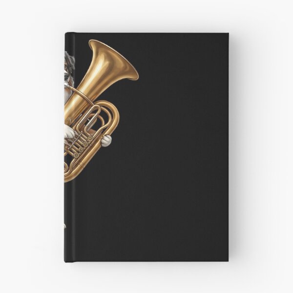 Item preview, Australian Shepherd Playing Tuba Player Tubaist Dog Lover designed and sold by DoodleTortle.