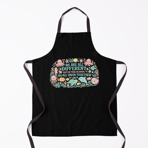 Item preview, We All Swim Together, Teacher School, Kindness designed and sold by CloudyPress.