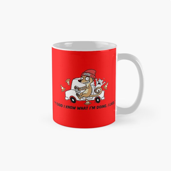 Item preview, Funny Meerkat Driving Fail - I Lied I Know What I'm Doing designed and sold by mAXiBoOM.