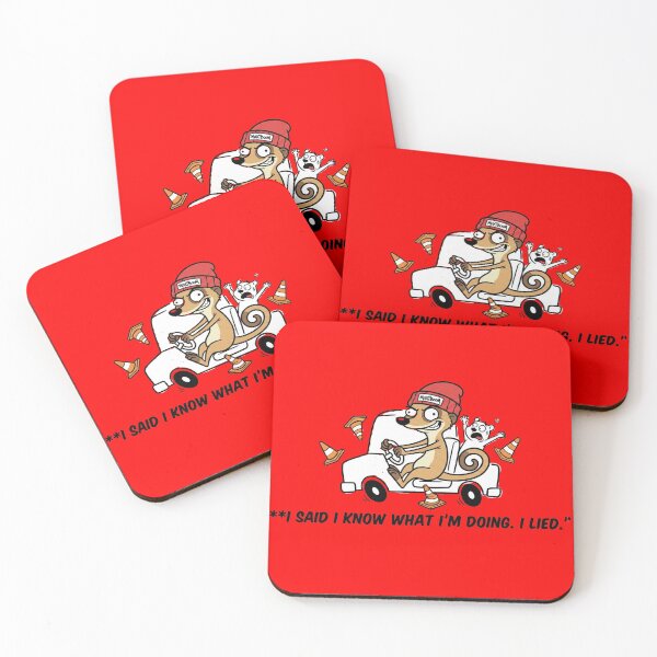 Item preview, Funny Meerkat Driving Fail - I Lied I Know What I'm Doing designed and sold by mAXiBoOM.