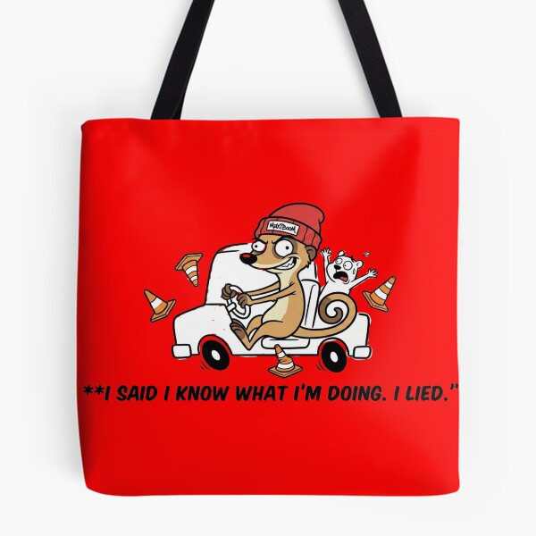 Item preview, Funny Meerkat Driving Fail - I Lied I Know What I'm Doing designed and sold by mAXiBoOM.