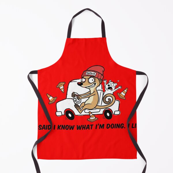 Item preview, Funny Meerkat Driving Fail - I Lied I Know What I'm Doing designed and sold by mAXiBoOM.