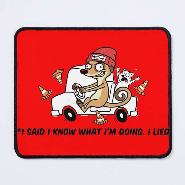 Item preview, Funny Meerkat Driving Fail - I Lied I Know What I'm Doing designed and sold by mAXiBoOM.