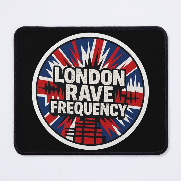 Item preview, London Rave Frequency – UK Bass Culture Streetwear Design designed and sold by |TRSSHOP|.