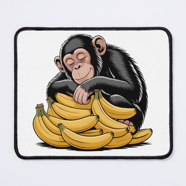 Item preview, Chimpanzee Sleeps on Bananas designed and sold by Museum Of Non-Existing Art.