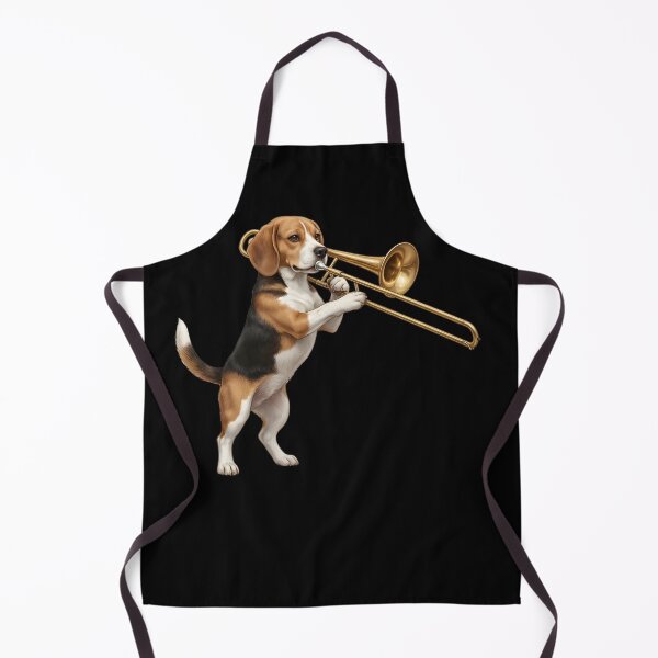 Item preview, Beagle Playing Trombone Player Trombonist Dog Lover designed and sold by DoodleTortle.