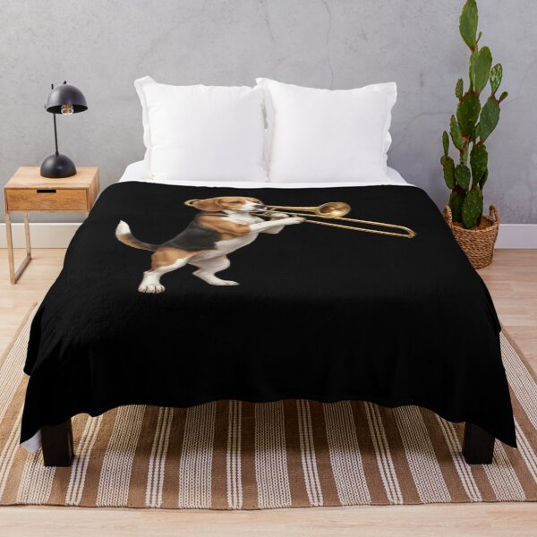 Item preview, Beagle Playing Trombone Player Trombonist Dog Lover designed and sold by DoodleTortle.