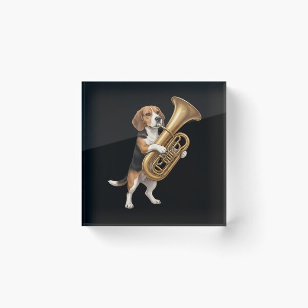 Item preview, Beagle Playing Tuba Player Tubaist Dog Lover designed and sold by DoodleTortle.