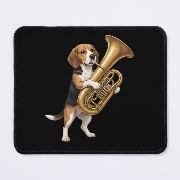 Item preview, Beagle Playing Tuba Player Tubaist Dog Lover designed and sold by DoodleTortle.