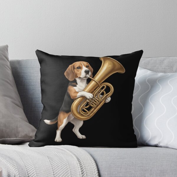 Item preview, Beagle Playing Tuba Player Tubaist Dog Lover designed and sold by DoodleTortle.