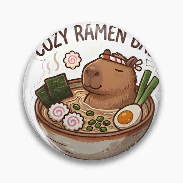 Item preview, Cozy Ramen Capybara designed and sold by Farayaka.