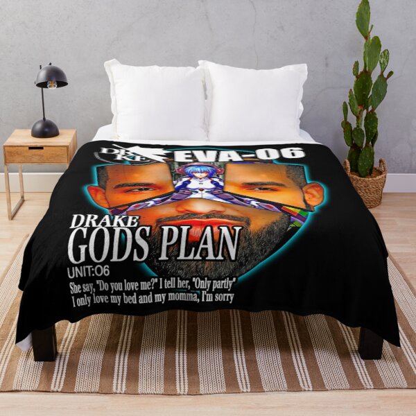 Item preview, DRAKE EVANGELION Gods Plan She Say Do You Love Me I Tell Her Only Partly I Only Love My Bed And My Momma Im Sorry designed and sold by indusmonk.