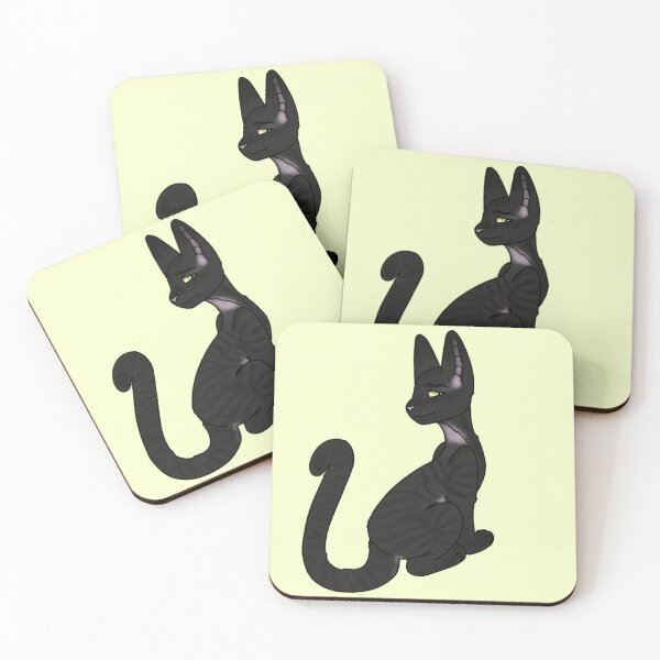 Item preview, Black Cornish Rex Cat designed and sold by ceolsonart.