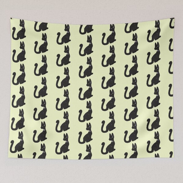 Item preview, Black Cornish Rex Cat designed and sold by ceolsonart.