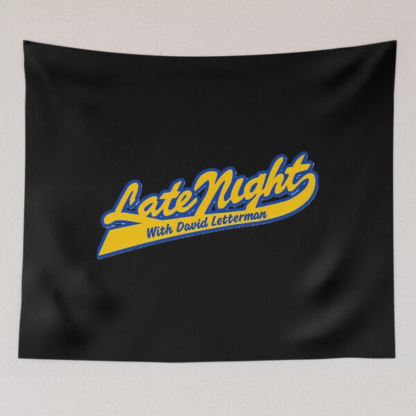 Item preview, David Letterman  Logo Essential designed and sold by NellyBotique.