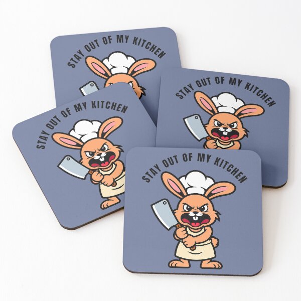 Item preview, Angry Chef Bunny - Stay Out Of My Kitchen designed and sold by MavtM.