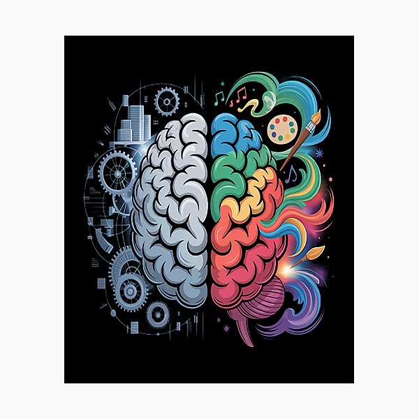 Item preview, Left Brain Right Brain Creative Science Mind Science designed and sold by LacostCarl.