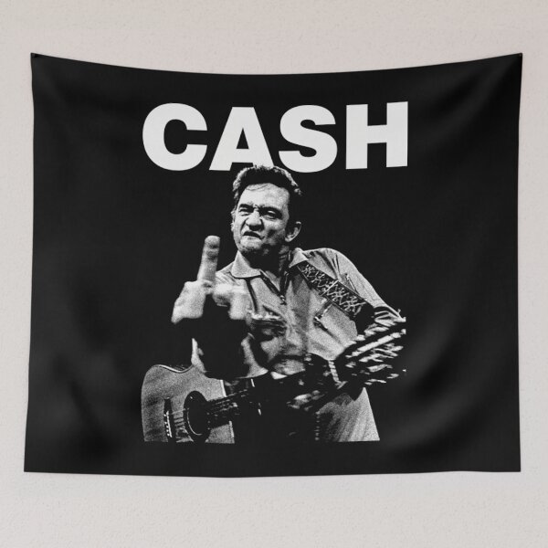 Artikelvorschau, Johnny Cash - Mittelfinger entworfen und verkauft von NellyBotique.