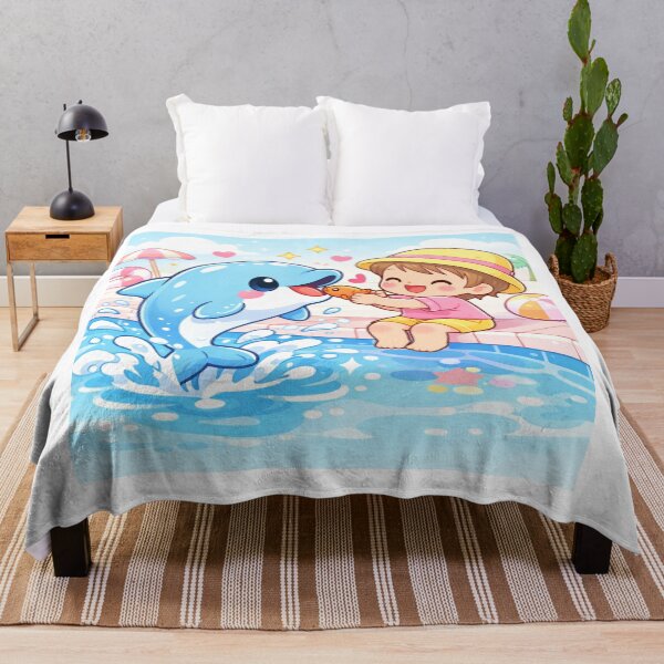 Item preview, Dolphin & Child - Pool Fun Adventure. designed and sold by Lylysun.