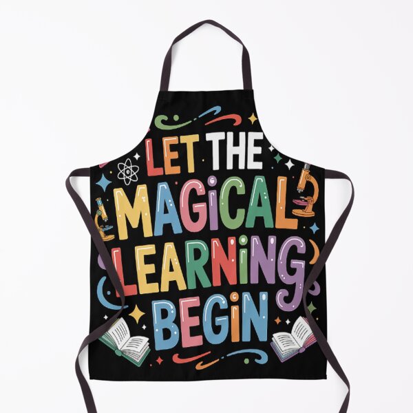 Item preview, LET THE MAGICAL LEARNING BEGIN back to school teacher designed and sold by LacostCarl.